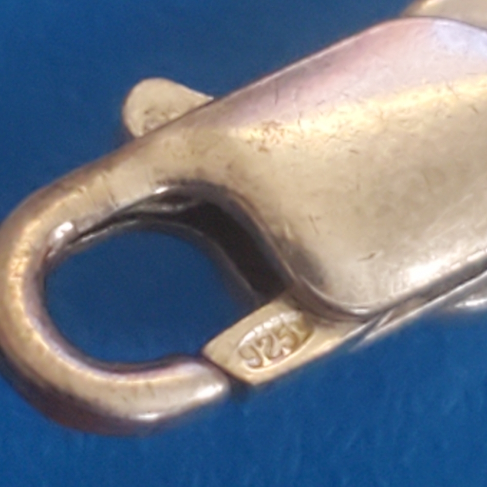 Milor 925 Sterling Silver Jaguar or Panther clasp bracelet. 16.4 grms. - Picture 6 of 14
